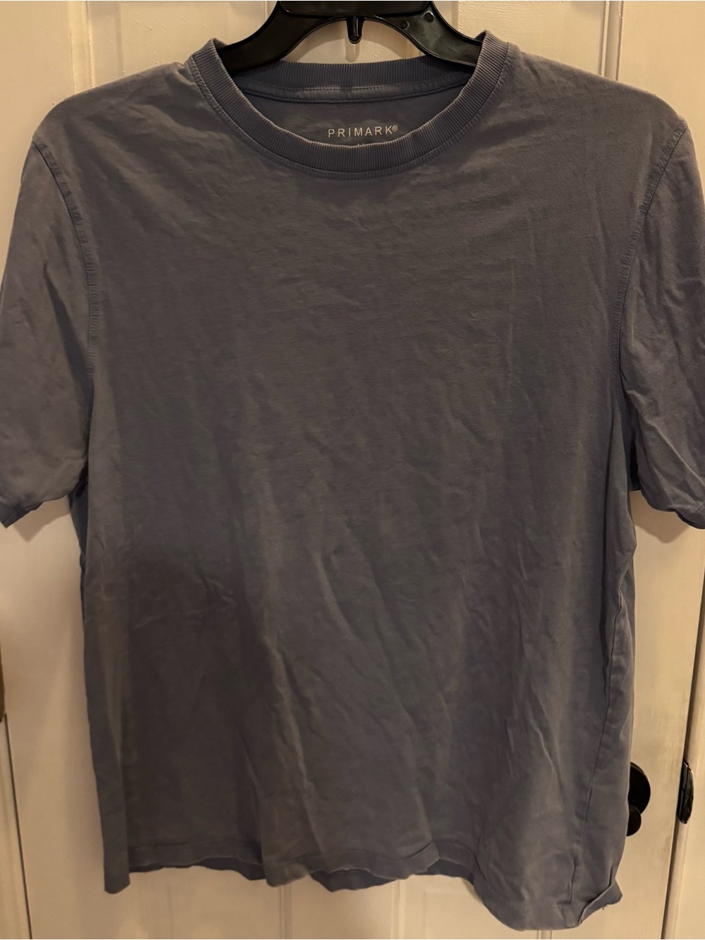 Primark Men’s Blue Crew Neck Cotton T-Shirt Size Large